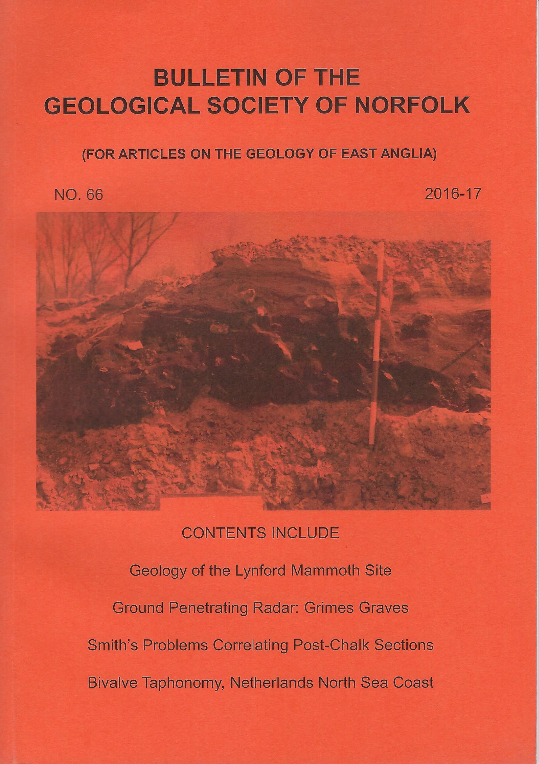 Bulletin of the Geological Society of Norfolk. - No. 66 (2016)